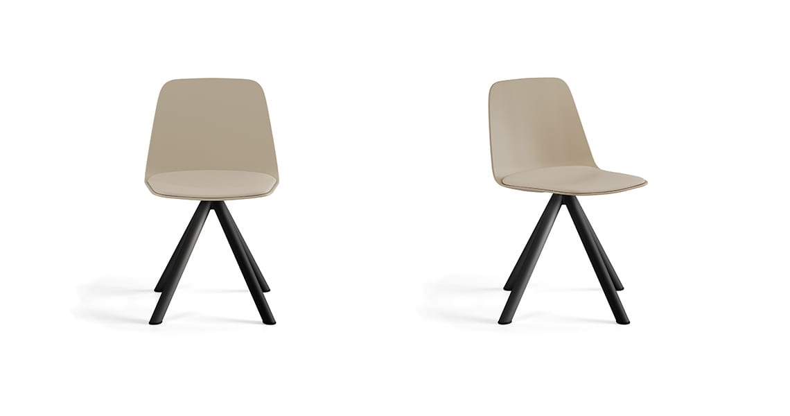 Maarten plastic chair, swivel