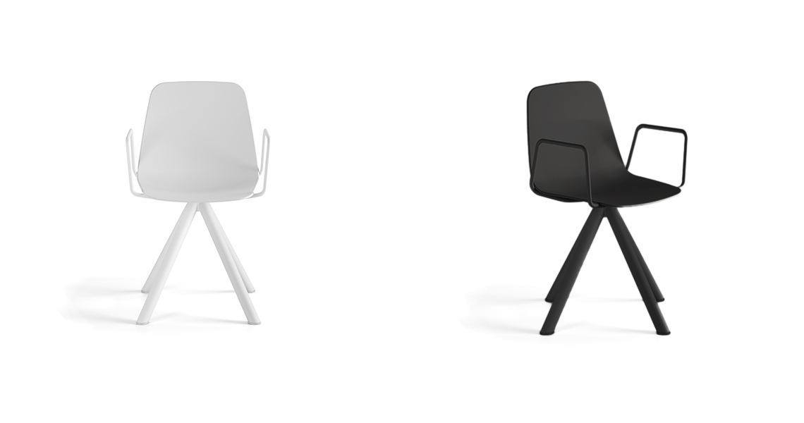 Maarten plastic chair, swivel