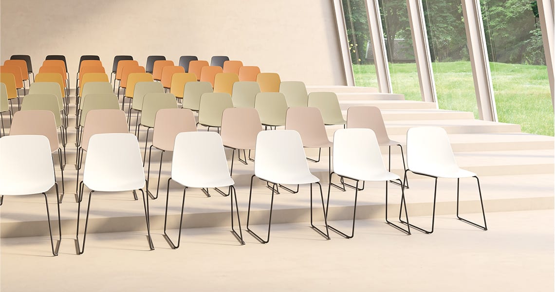 Maarten plastic chair, slide