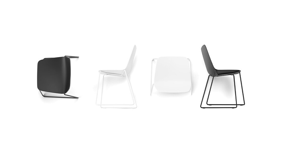 Maarten plastic chair, slide