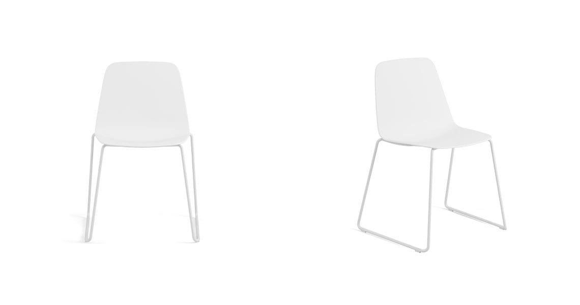 Maarten plastic chair, slide