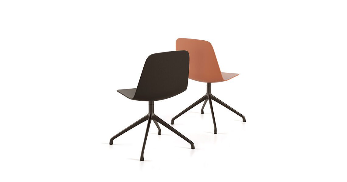 Maarten plastic chair, pyramid & swivel