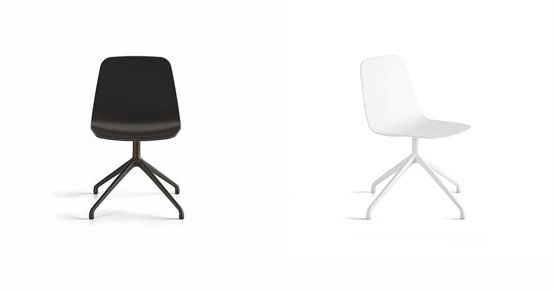 Maarten plastic chair, pyramid & swivel