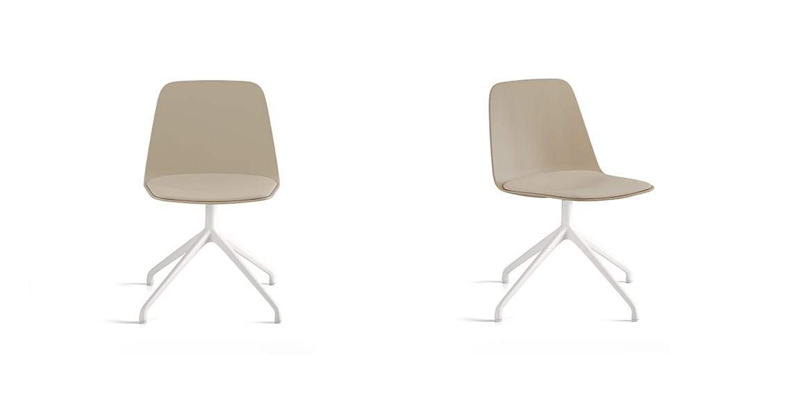 Maarten plastic chair, pyramid & swivel