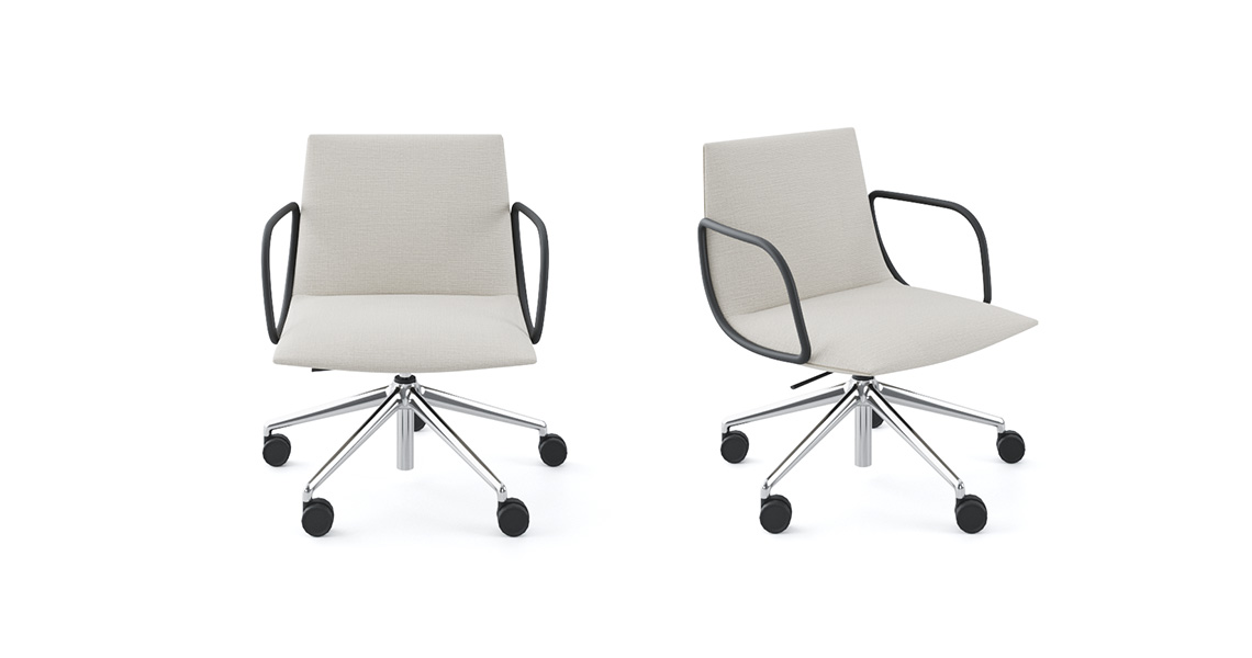 Noha chair, five casters