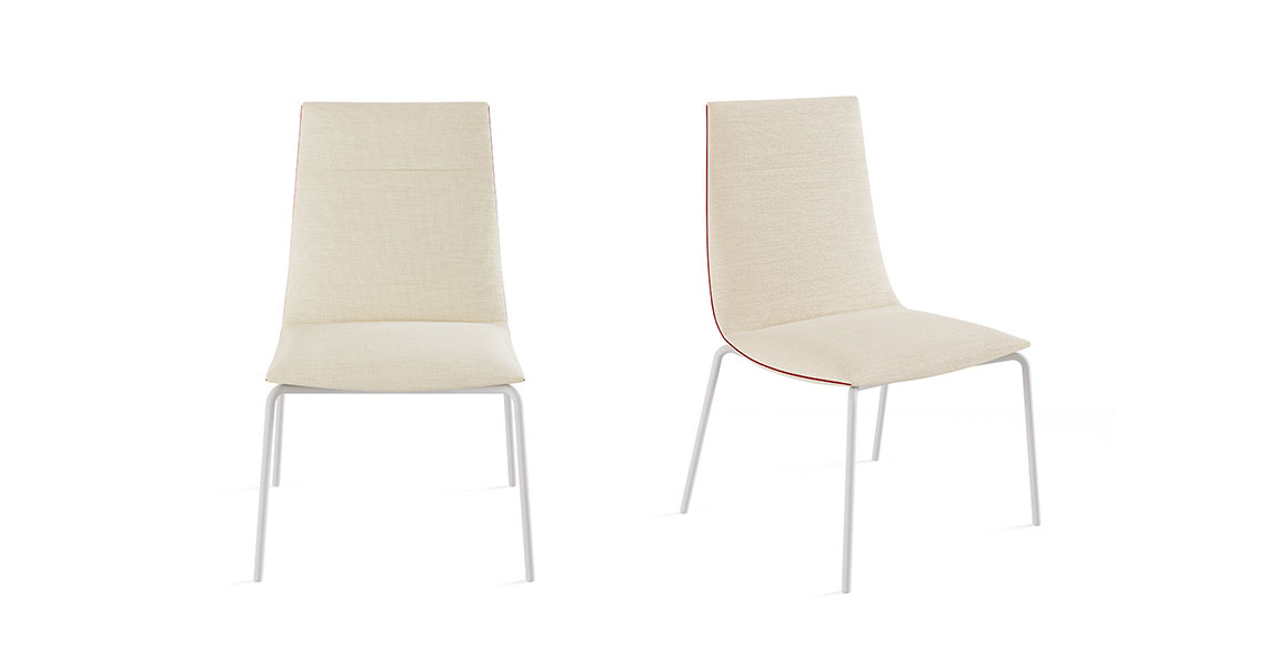 Noha Executive chair, four metal legs