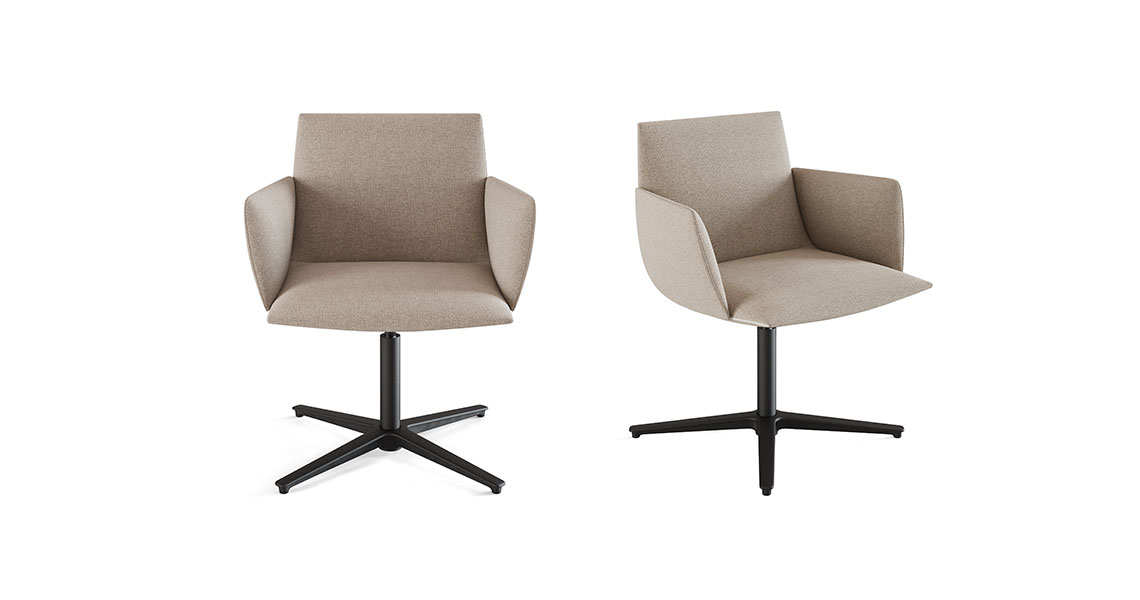 Noha chair, flat swivel
