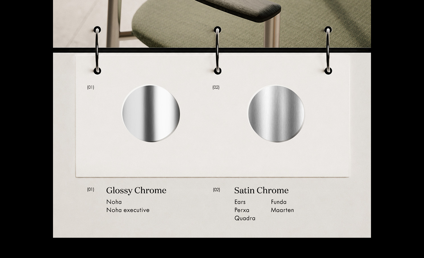 Glossy & Satin Chrome: Two ways to reflect contemporary design