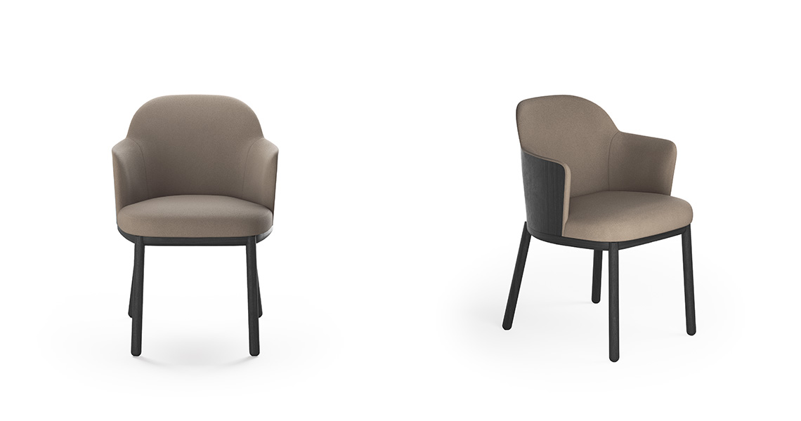 Aleta Plus Base cuatro patas de madera