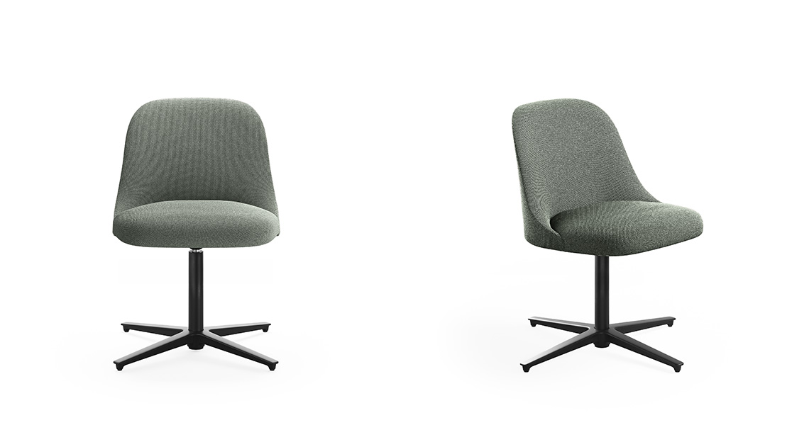 Aleta Plus Base plana giratoria