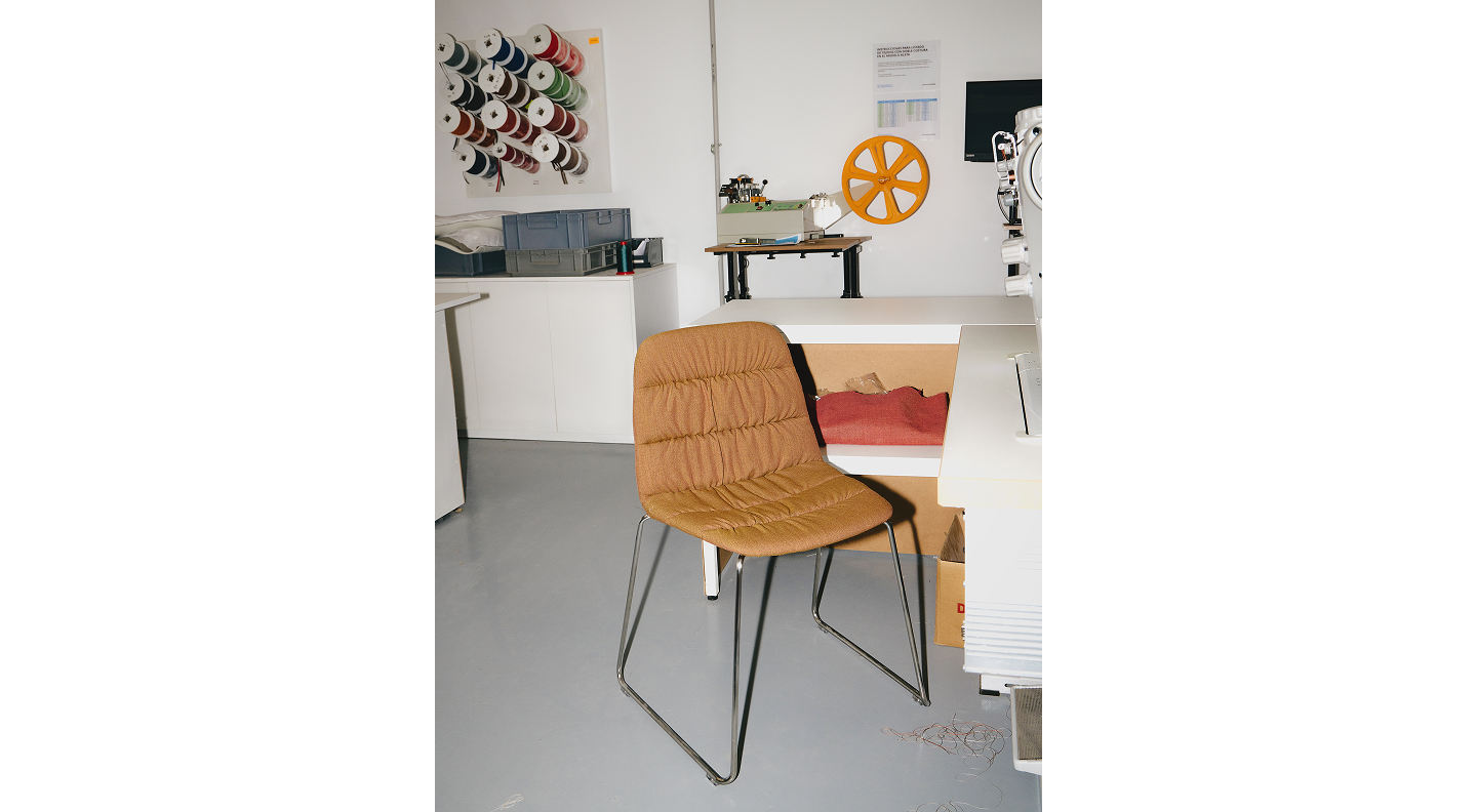 Sonia Sabnani photographs Viccarbe chrome finishes
